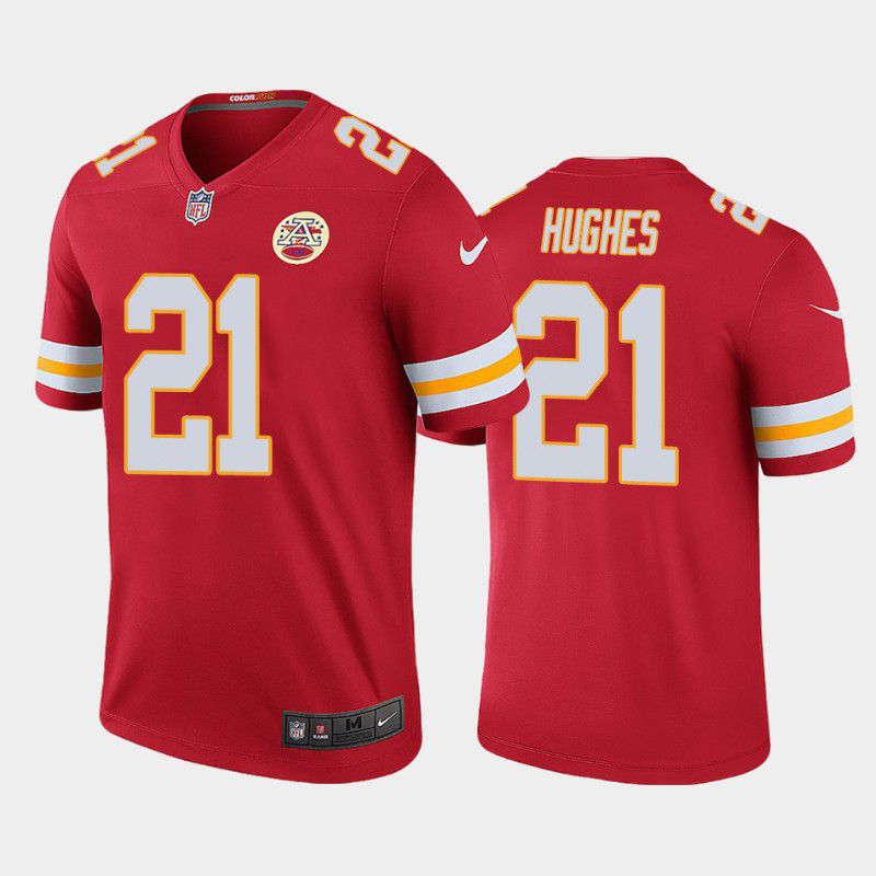 Men Kansas City Chiefs #21 Mike Hughes Nike Red Limited NFL Jersey